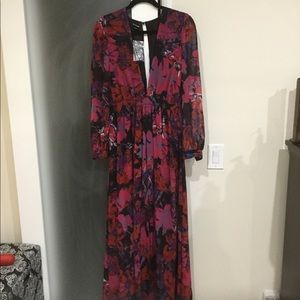 Bebe Floral Maxi dress